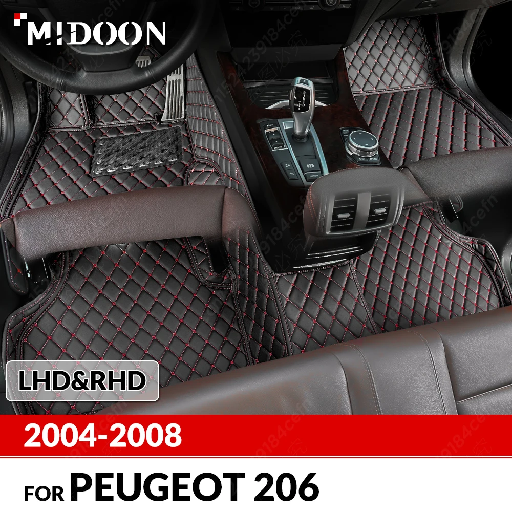 Автомобильные коврики для Peugeot 206 2004 2005 2006 2007 2008, изготовленные на заказ автомобильные подушечки для ног, автомобильный ковер, аксессуары для интерьера
Автомобильные коврики для Peugeot 206 2004 2005 2006 2007 2008, изготовленные на заказ автомобильные подушечки для ног, автомобильный ковер, аксессуары для интерьера