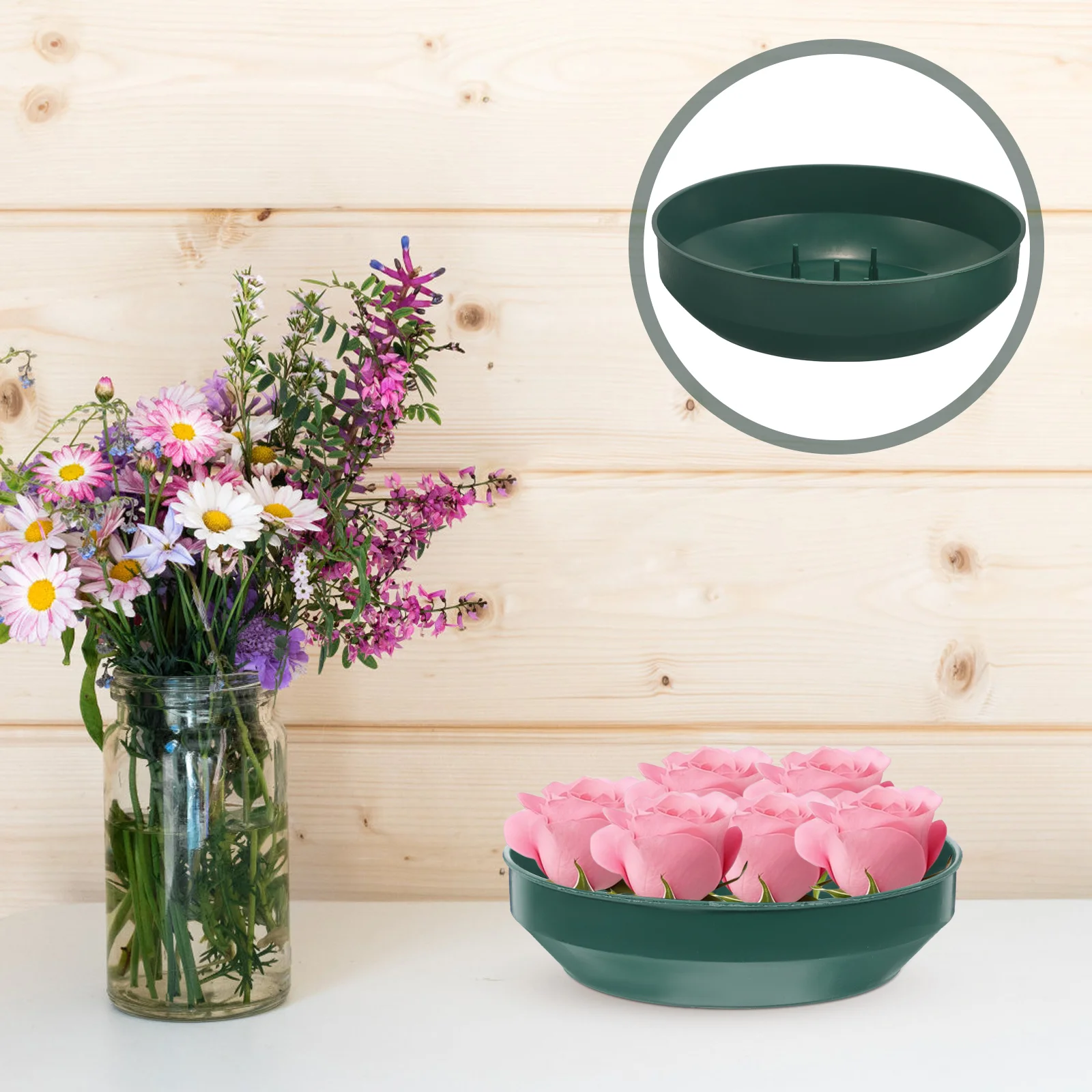 Flower Mud Tray Floral Holder Water Container Shop Supplies Soil Basket Arrangement Fresh Flowers Bowl Garland Decorations
Flower Mud Tray Floral Holder Water Container Shop Supplies Soil Basket Arrangement Fresh Flowers Bowl Garland Decorations