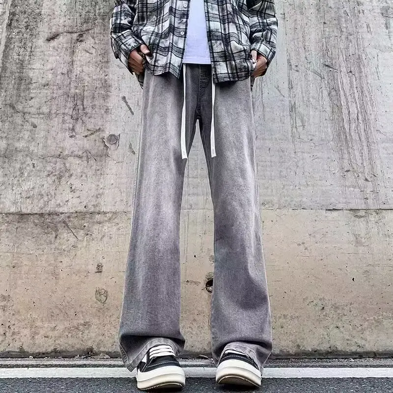 American Vintage Men's Casual Long Jeans Classic Man Straight Denim Wide-leg Pants Solid Color Light Blue Black Denim Trousers
American Vintage Men's Casual Long Jeans Classic Man Straight Denim Wide-leg Pants Solid Color Light Blue Black Denim Trousers