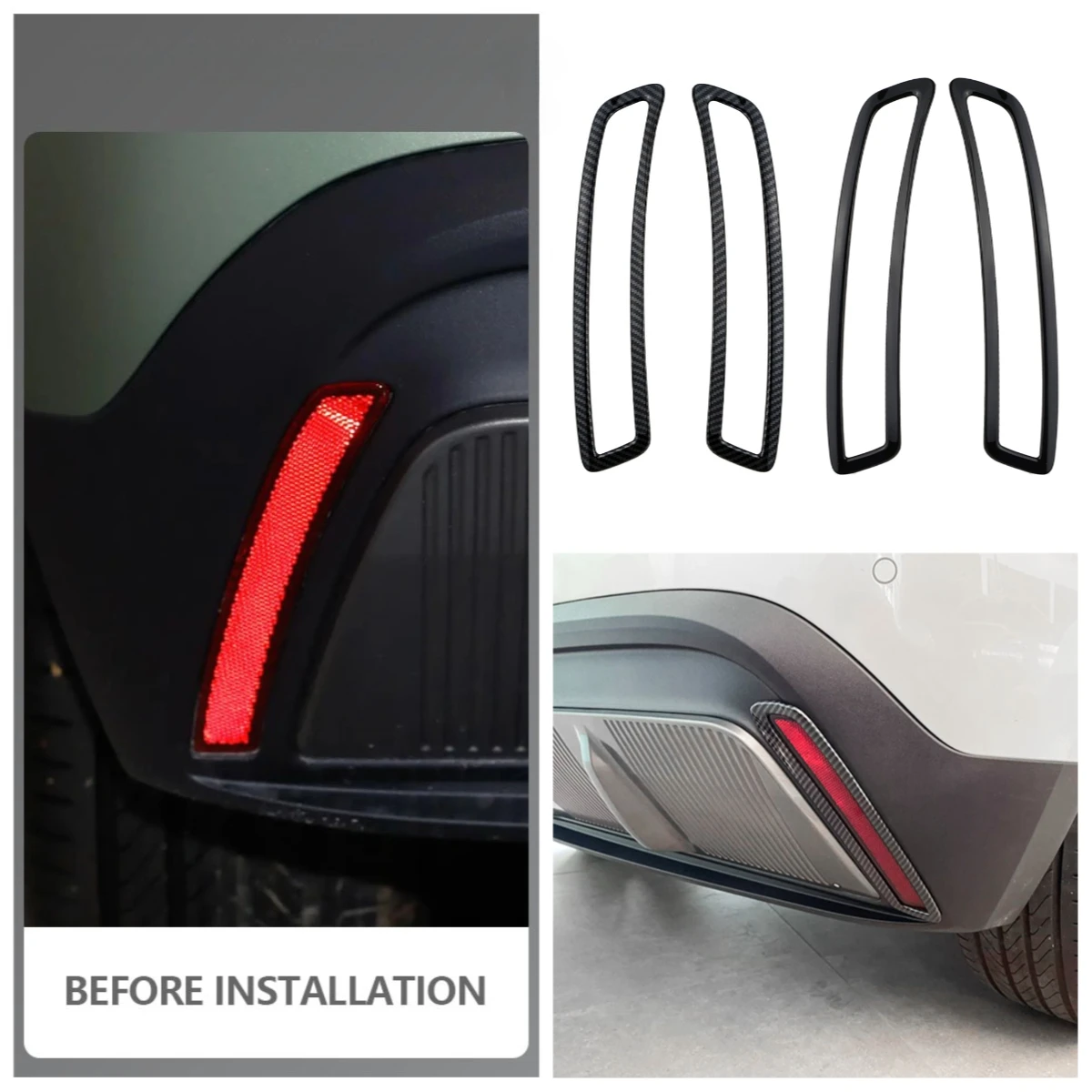 2pcs ABS Chrome Car Fog Light Cover Rear Fog Light Trim Sticker for MG 4 MG4 EV Mulan 2022 2023 2024 Accessories
2pcs ABS Chrome Car Fog Light Cover Rear Fog Light Trim Sticker for MG 4 MG4 EV Mulan 2022 2023 2024 Accessories