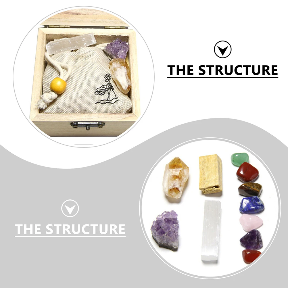 7 Chakra Set Natural Crystal Healing Meditation Stress Relief Energy Natural Crystal Stones Wellness Accessories
7 Chakra Set Natural Crystal Healing Meditation Stress Relief Energy Natural Crystal Stones Wellness Accessories