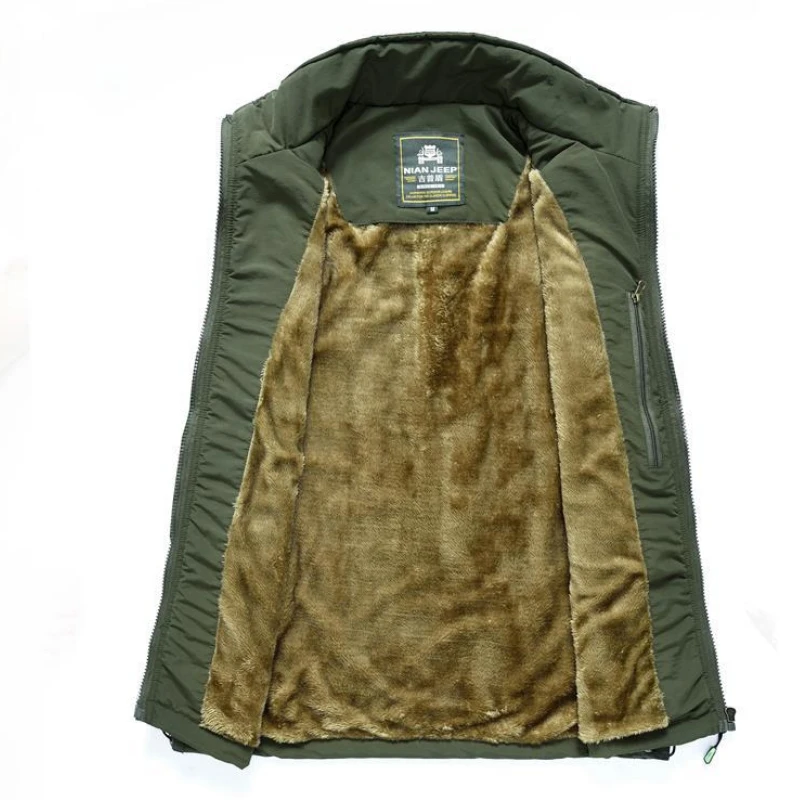 Brands Winter Men Military Tactical Vest Sleeveless Jacket Fleece Lined Casual Multi-pockets Outdoor Fishing Waistcoat Warm Coat
Brands Winter Men Military Tactical Vest Sleeveless Jacket Fleece Lined Casual Multi-pockets Outdoor Fishing Waistcoat Warm Coat