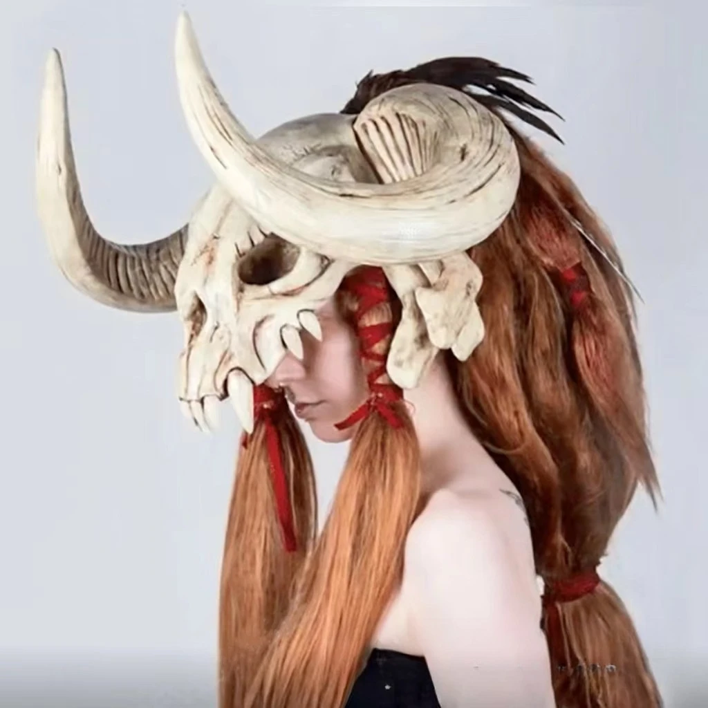 Latex Skull-Bull Hybrid Mask with Horns – Bestseller for Cross-Border E-Commerce, Cosplay Prop, Halloween
Latex Skull-Bull Hybrid Mask with Horns – Bestseller for Cross-Border E-Commerce, Cosplay Prop, Halloween