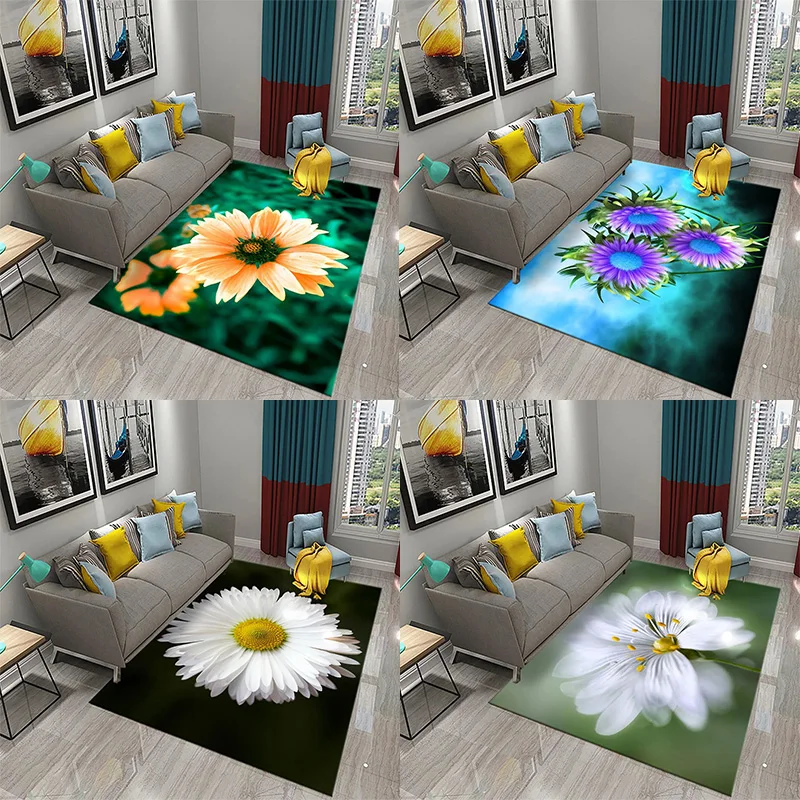 3D Colorful Fresh Flower Carpet Romantic Floral Design For Kitchen Living Room Bathroom And Girl Bedroom Decor
3D Colorful Fresh Flower Carpet Romantic Floral Design For Kitchen Living Room Bathroom And Girl Bedroom Decor