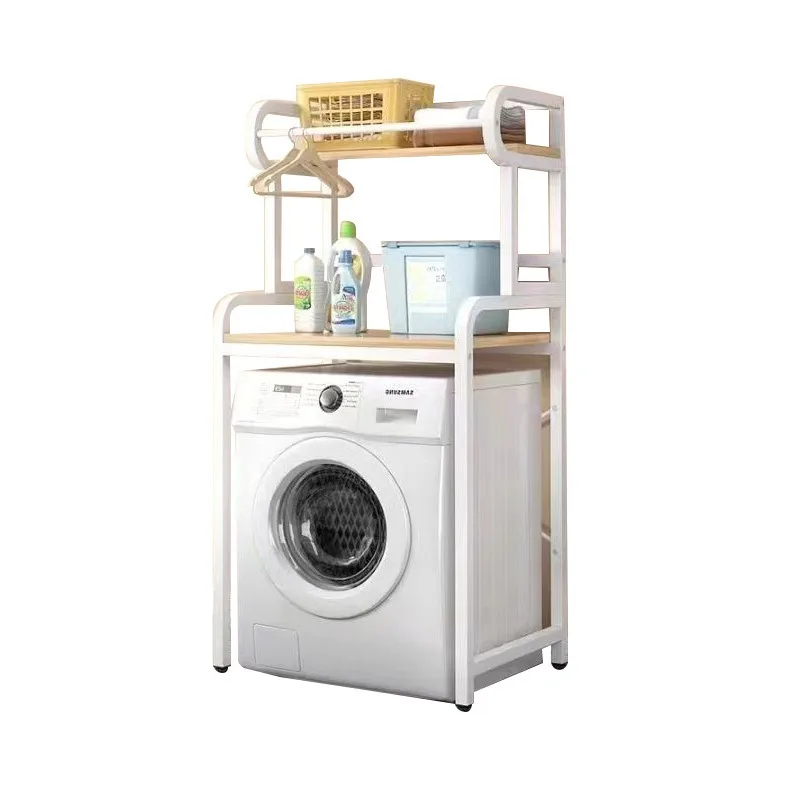 Shelf above washing machine, bathroom floor stainless steel storage rack, bathroom toiletries rack
Shelf above washing machine, bathroom floor stainless steel storage rack, bathroom toiletries rack