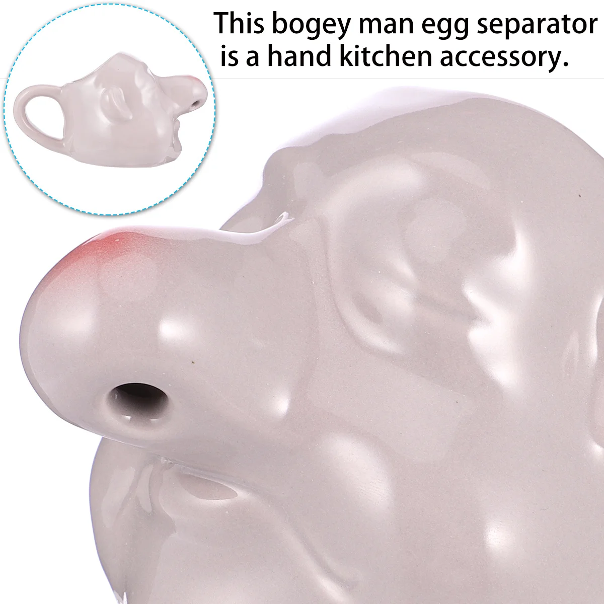1Pcs Ceramic Egg White Separator Shape Kitchen Gadget Yolk Extractor Divider Essential Cooking Tool Separator
1Pcs Ceramic Egg White Separator Shape Kitchen Gadget Yolk Extractor Divider Essential Cooking Tool Separator