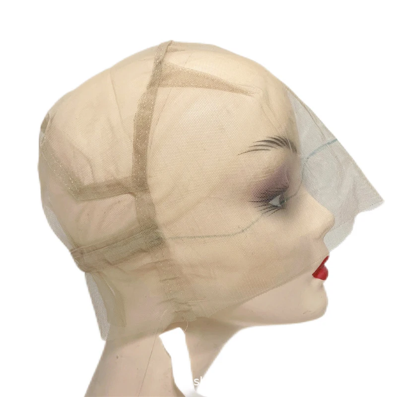Full Lace Wig Cap - Brown/Beige Adjustable Stretch Straps with Guide Line for Wigs
Full Lace Wig Cap - Brown/Beige Adjustable Stretch Straps with Guide Line for Wigs