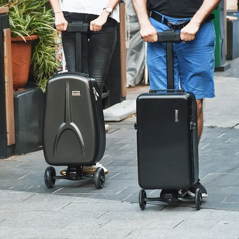arrivals electric suitcase scooter boarding small eMule smart riding travel rod box Electric riding luggage scooter
arrivals electric suitcase scooter boarding small eMule smart riding travel rod box Electric riding luggage scooter