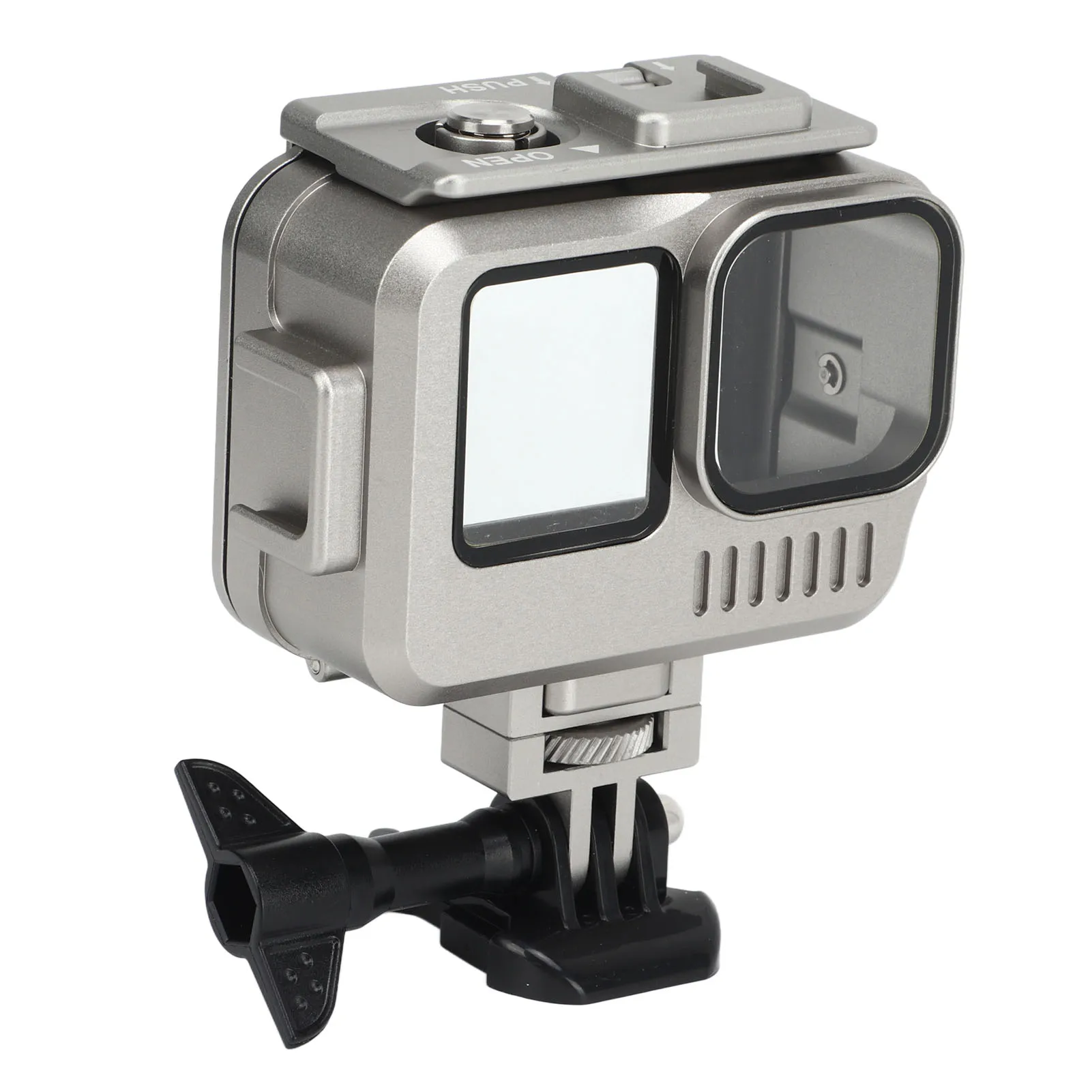 Underwater Camera Protective Case Lock Design Aluminum Metrial Protective Housing 40m Waterproof for Underwater Shooting
Underwater Camera Protective Case Lock Design Aluminum Metrial Protective Housing 40m Waterproof for Underwater Shooting