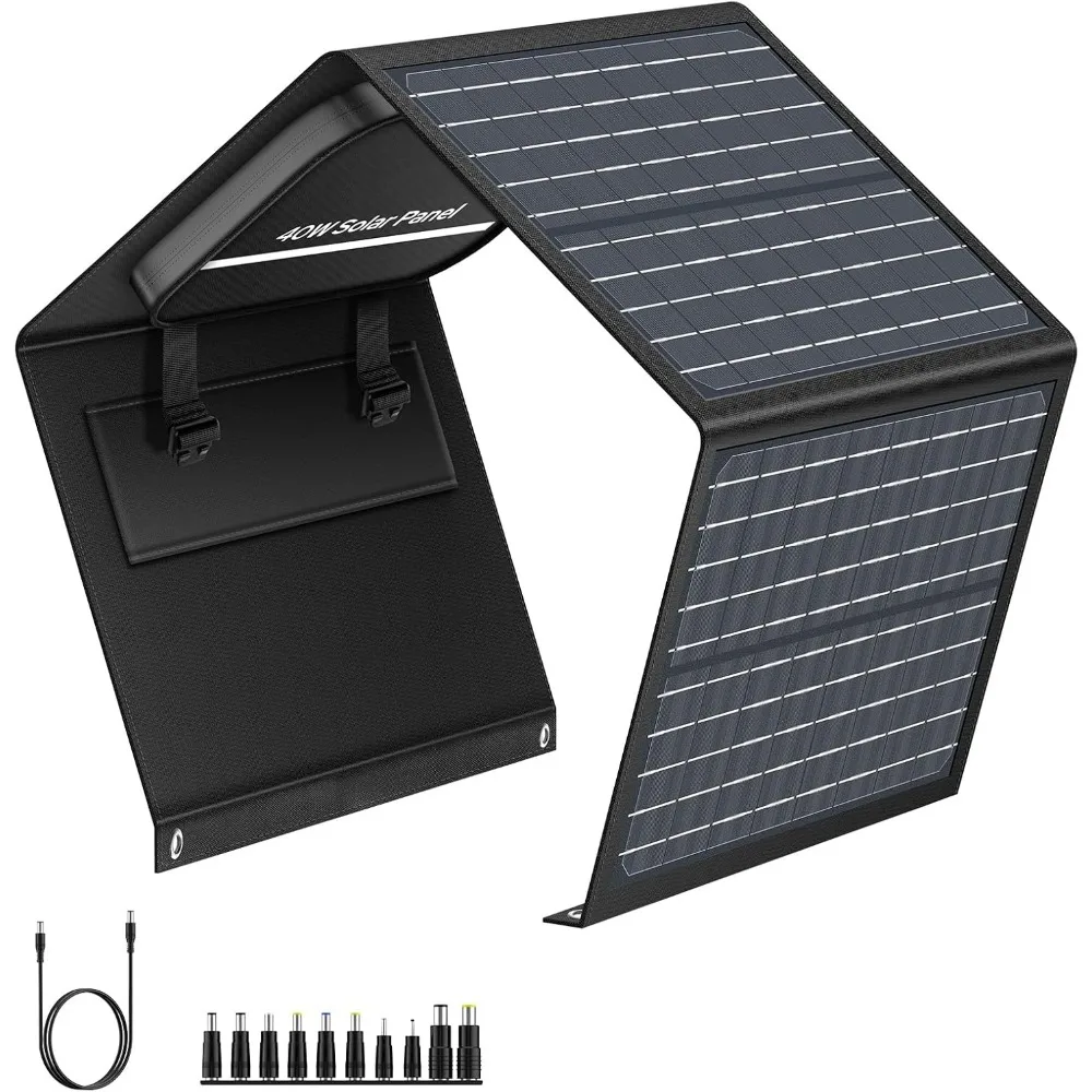40W Foldable Solar Panel Charger for Portable Power, Devices, and Outdoor Adventures
40W Foldable Solar Panel Charger for Portable Power, Devices, and Outdoor Adventures