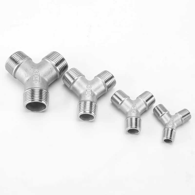 304 Stainless Steel Male Thread Y-type Tee Fittings Water Distributor Male Thread Water Pipe Joint Accessories
304 Stainless Steel Male Thread Y-type Tee Fittings Water Distributor Male Thread Water Pipe Joint Accessories