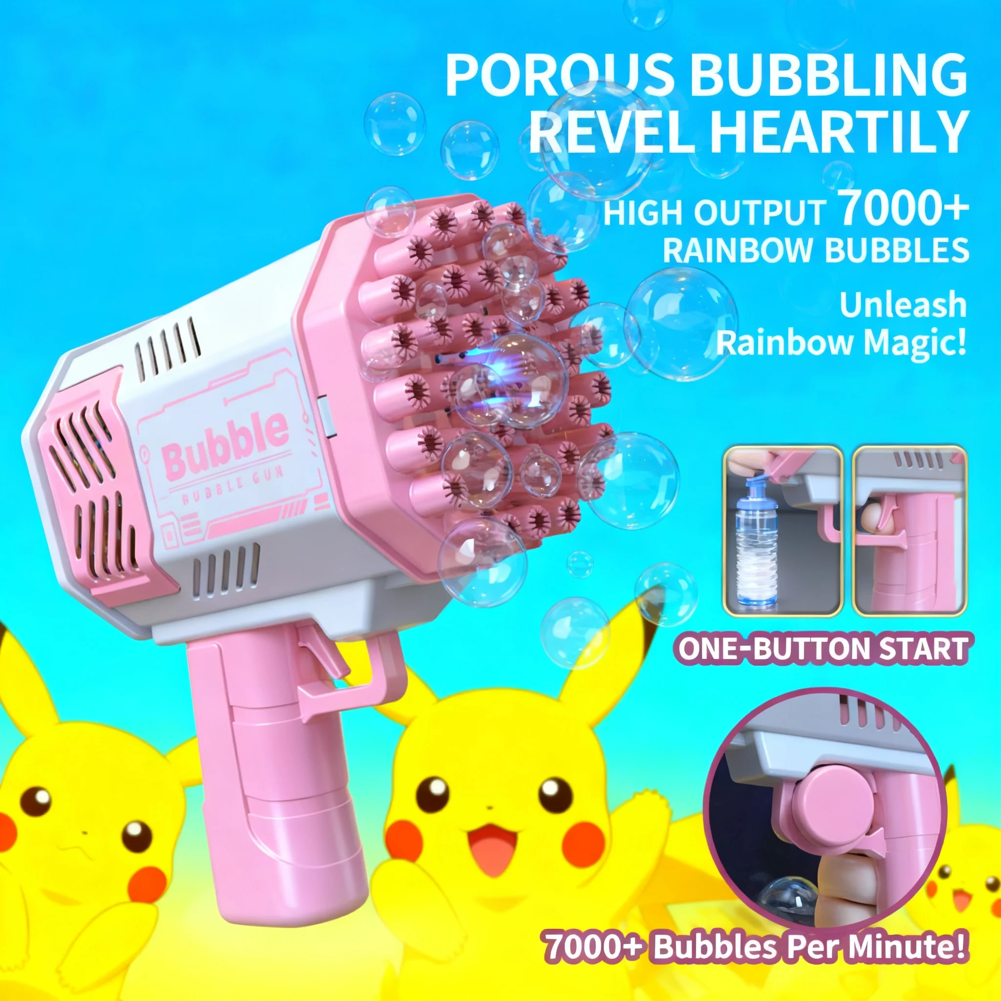 40 Hole Automatic Bubble Blowing Machine Outdoor Light Up Bubble Machine Without Battery Water
40 Hole Automatic Bubble Blowing Machine Outdoor Light Up Bubble Machine Without Battery Water