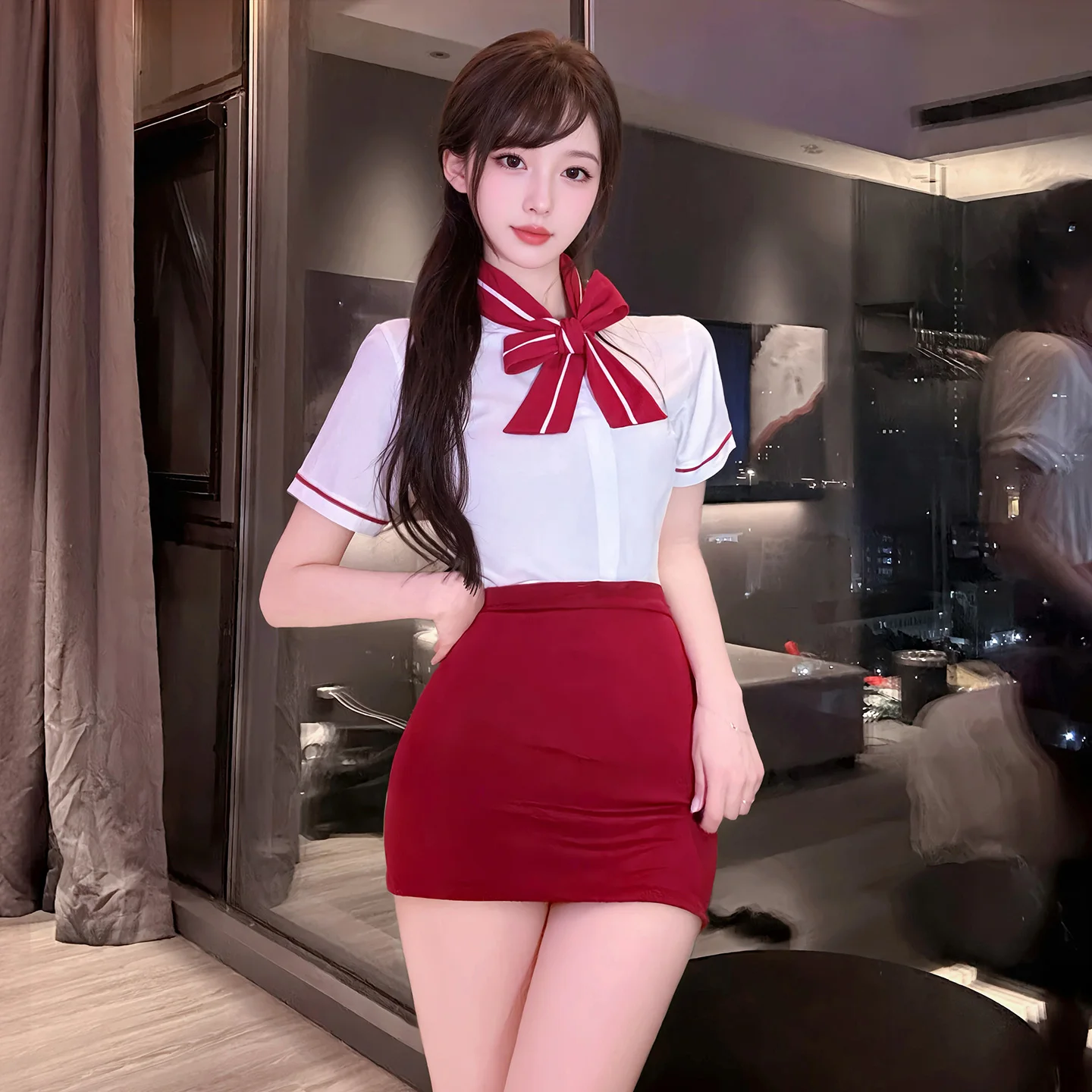 Аниме офисная леди стюардессы униформа наряды стюардессы косплей костюм
Аниме офисная леди стюардессы униформа наряды стюардессы косплей костюм