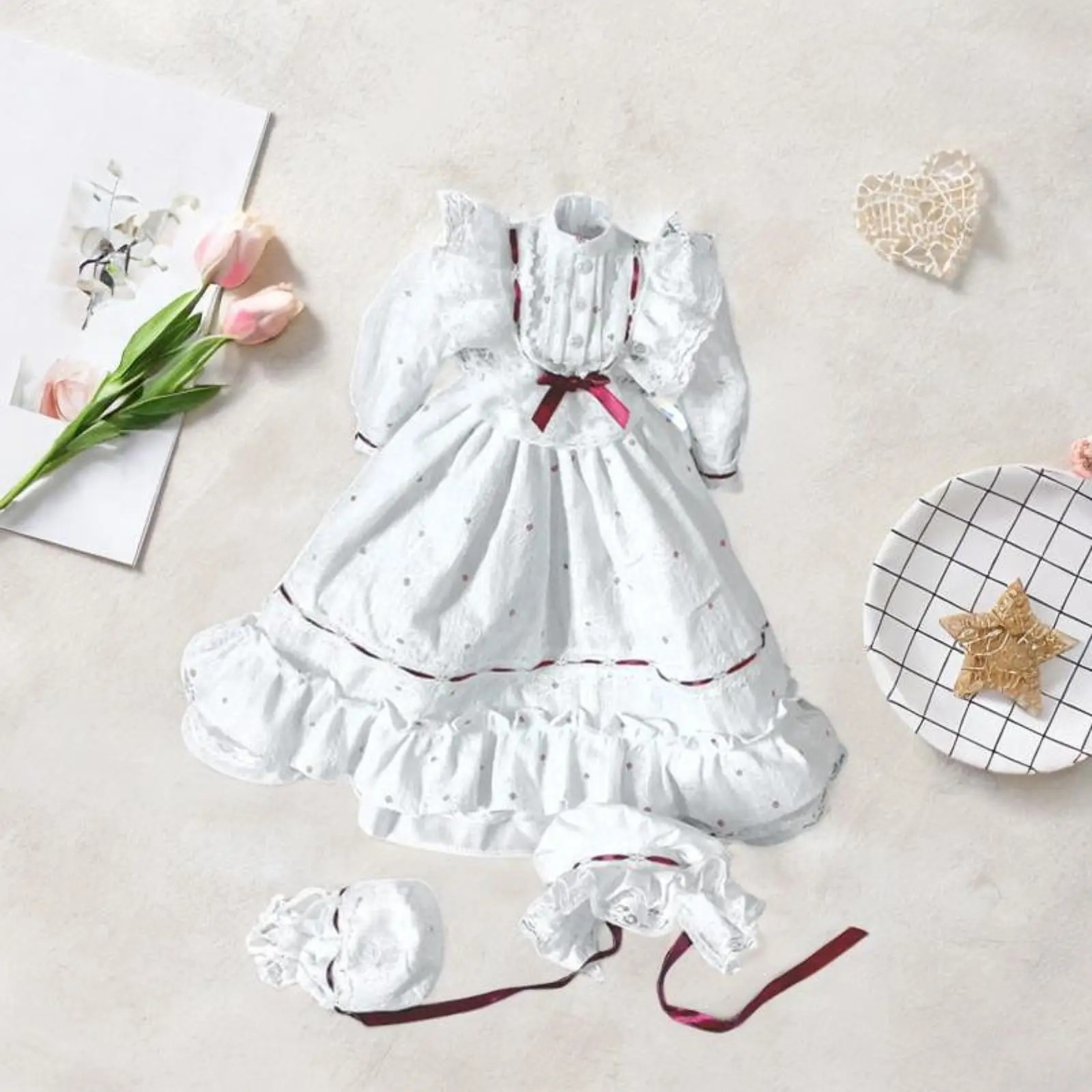 1/3 BJD Doll Dress Evening Dress Kids Toy Party Dress Soft Handmade Dress up Accessories 24inch Female Doll Retro Style Dress
1/3 BJD Doll Dress Evening Dress Kids Toy Party Dress Soft Handmade Dress up Accessories 24inch Female Doll Retro Style Dress