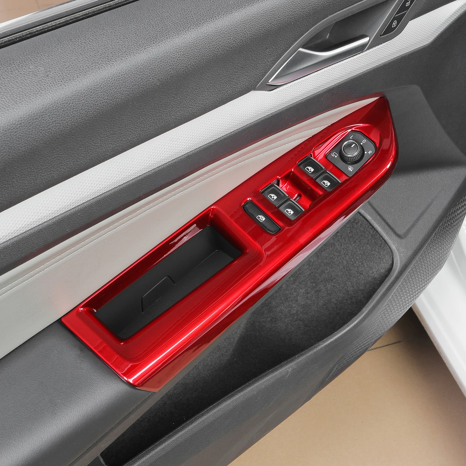 Красный переключатель подъема окна, декоративная крышка, дверной подлокотник, кнопка, наклейка для VW Golf 8 MK8 2020 2021 2022 2023, авто интерьер
Красный переключатель подъема окна, декоративная крышка, дверной подлокотник, кнопка, наклейка для VW Golf 8 MK8 2020 2021 2022 2023, авто интерьер