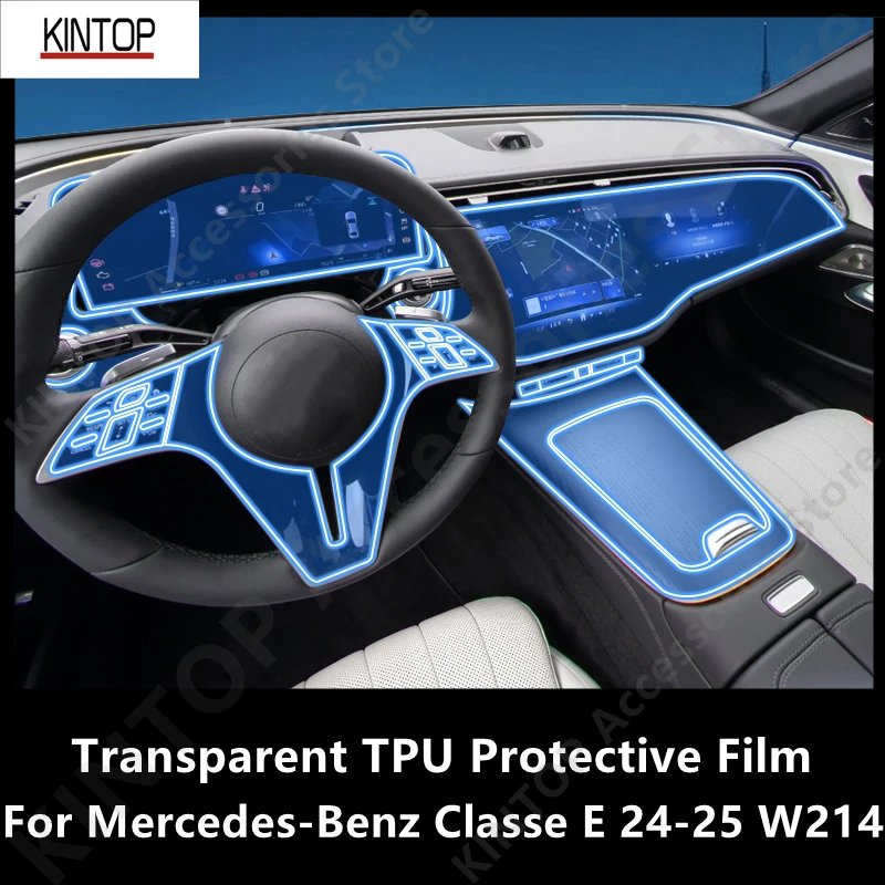 Для Mercedes-Benz Classe E 24-25 W214 салон автомобиля, центральная консоль, прозрачная защитная пленка из ТПУ, аксессуар для ремонта от царапин
Для Mercedes-Benz Classe E 24-25 W214 салон автомобиля, центральная консоль, прозрачная защитная пленка из ТПУ, аксессуар для ремонта от царапин