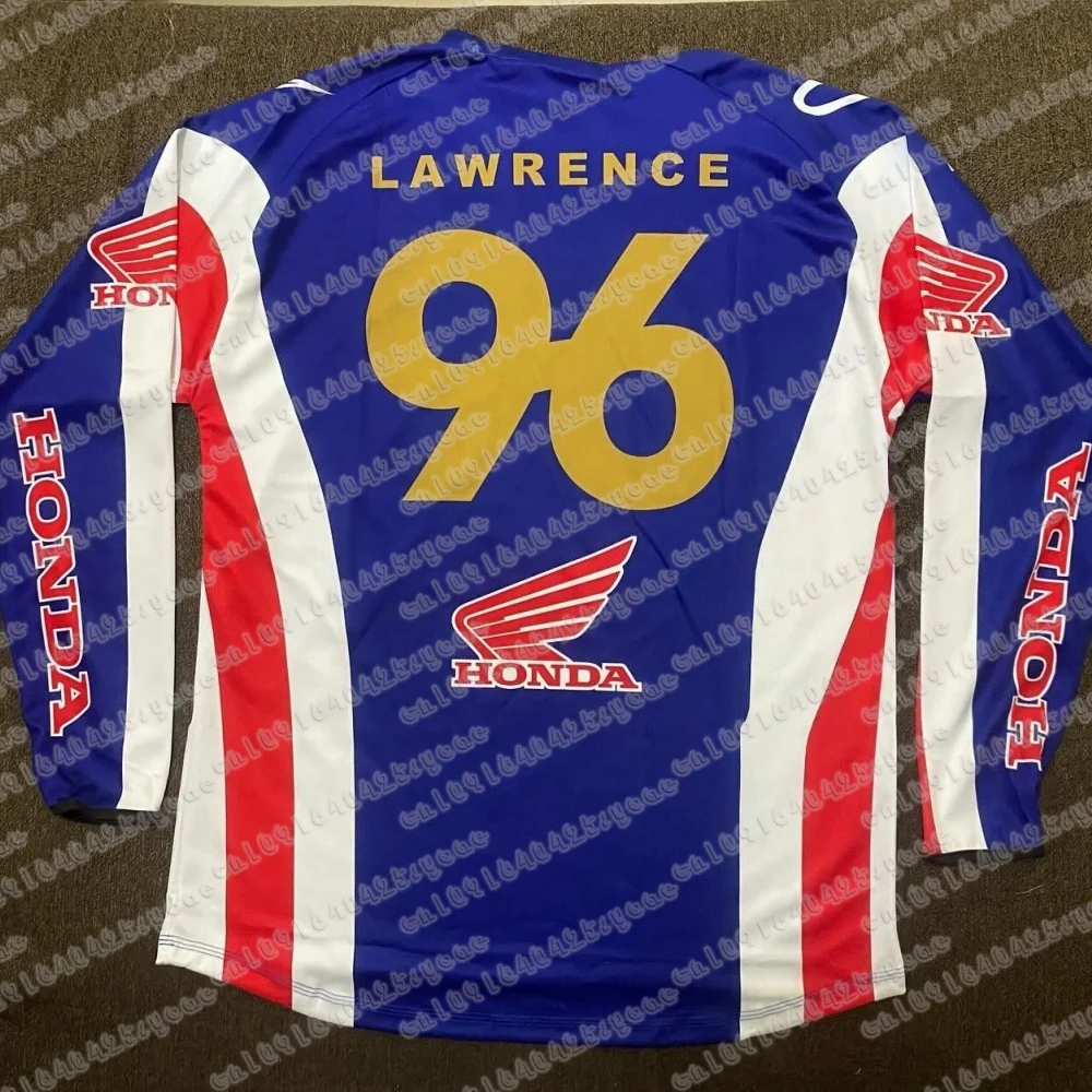 2025 Summer Motocross Replica #96 lawrence Honda Racing Team Reprint Jersey Loose Breathable 3D Printed Quick Dry long sleeve
2025 Summer Motocross Replica #96 lawrence Honda Racing Team Reprint Jersey Loose Breathable 3D Printed Quick Dry long sleeve