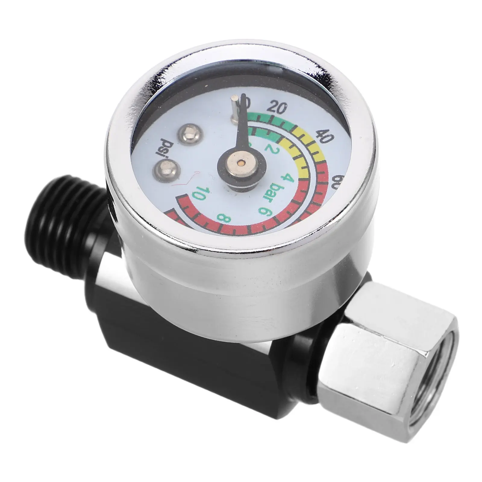 Paint Spray Pressure Regulator Valve With Air Pressure Gauge For Pneumatic Tools Sprayer Tire Inflation Durable Metal
Paint Spray Pressure Regulator Valve With Air Pressure Gauge For Pneumatic Tools Sprayer Tire Inflation Durable Metal