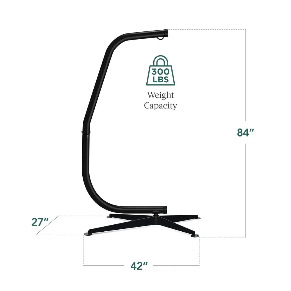 Choice Products Metal Hanging Hammock CStand for Chair WeatherResistant Finish, Offset Base Stand Only Black
Choice Products Metal Hanging Hammock CStand for Chair WeatherResistant Finish, Offset Base Stand Only Black