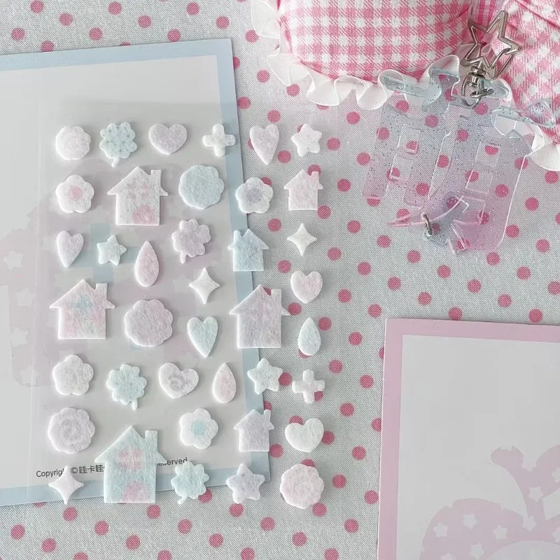 Фетровые 3D-наклейки с мультяшными персонажами для дневников, милые японские INS-стикеры для скрапбукинга, чехлов для телефонов, планеров, эстетичные товары для рукоделия
Фетровые 3D-наклейки с мультяшными персонажами для дневников, милые японские INS-стикеры для скрапбукинга, чехлов для телефонов, планеров, эстетичные товары для рукоделия