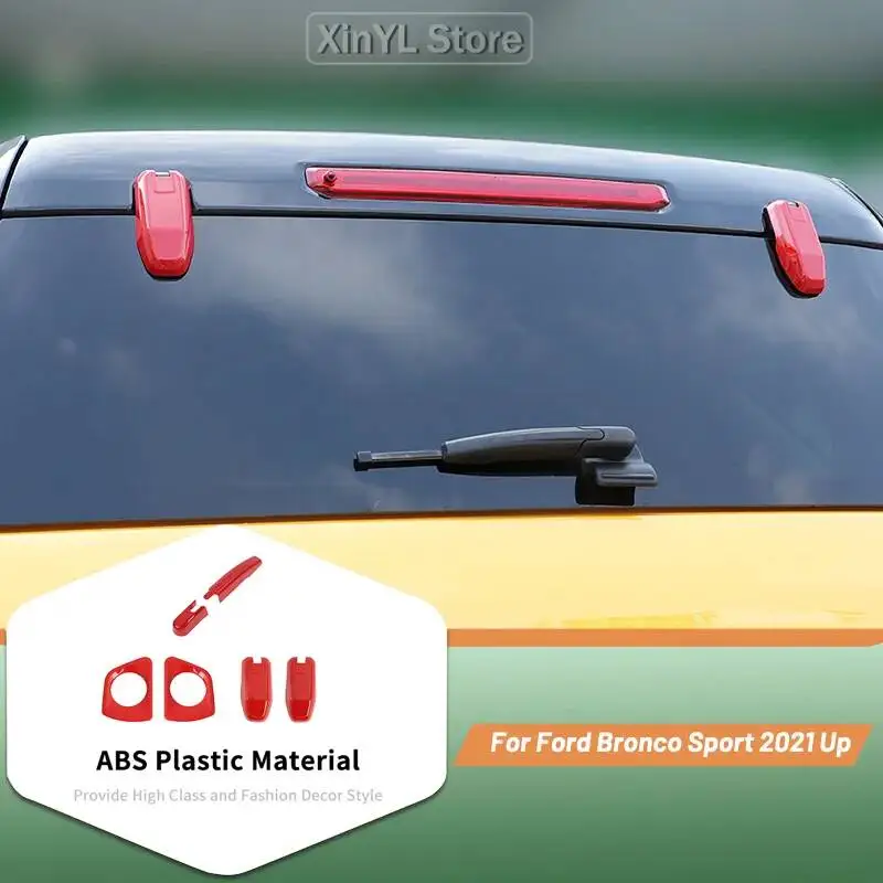 Комплект крышки задней двери багажника для Ford Bronco Sports 2021, стеклянная петля задней двери/задний фонарь/задняя отделка дворника от дождя, красные аксессуары
Комплект крышки задней двери багажника для Ford Bronco Sports 2021, стеклянная петля задней двери/задний фонарь/задняя отделка дворника от дождя, красные аксессуары