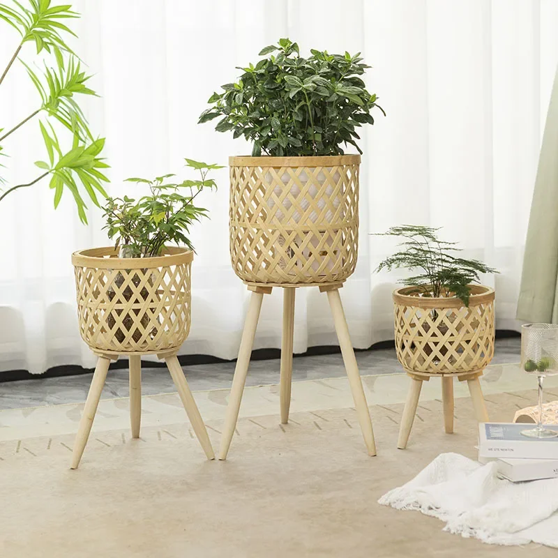 Nordic Flower Pot Bamboo Woven Durable Strong Tall Flower Stand Living Room Indoor And Outdoor Balcony Flower Pot Stand New
Nordic Flower Pot Bamboo Woven Durable Strong Tall Flower Stand Living Room Indoor And Outdoor Balcony Flower Pot Stand New