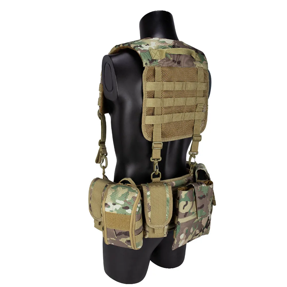 Yakeda Tactical Chest Rig Magazine Pouch Hunting Vest Gear Outdoor Training Vest Molle Mag Pouches Men Tactical Chest Rig
Yakeda Tactical Chest Rig Magazine Pouch Hunting Vest Gear Outdoor Training Vest Molle Mag Pouches Men Tactical Chest Rig