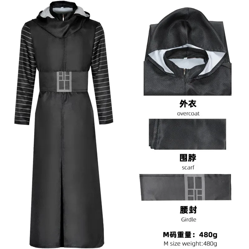 CySW Kylo Ren черный косплей костюм с шарфом с длинным рукавом Хэллоуин костюм маскарад карнавальный наряд для вечеринки для взрослых мужчин
CySW Kylo Ren черный косплей костюм с шарфом с длинным рукавом Хэллоуин костюм маскарад карнавальный наряд для вечеринки для взрослых мужчин