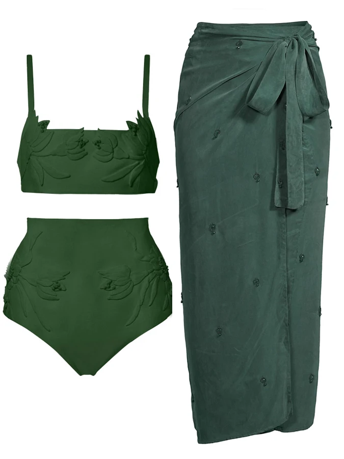 Solid Color Embossed Pattern Beach Outfits 2023 Fashion Women Swimwear Summer Bikinis Set Bathing Swimsuit Tankini Sexy
Solid Color Embossed Pattern Beach Outfits 2023 Fashion Women Swimwear Summer Bikinis Set Bathing Swimsuit Tankini Sexy