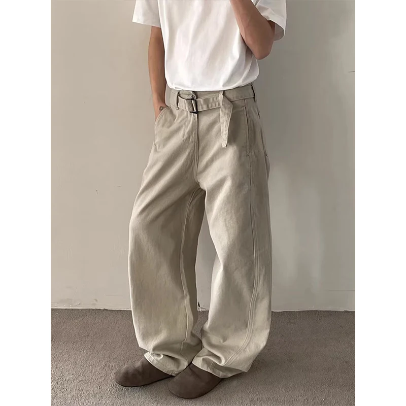 New 2026 American Retro Cleanfit Wide Leg Pants Curved Knife Loose Casual Trousers for Men's High Street Straight Trendy Summer
New 2026 American Retro Cleanfit Wide Leg Pants Curved Knife Loose Casual Trousers for Men's High Street Straight Trendy Summer