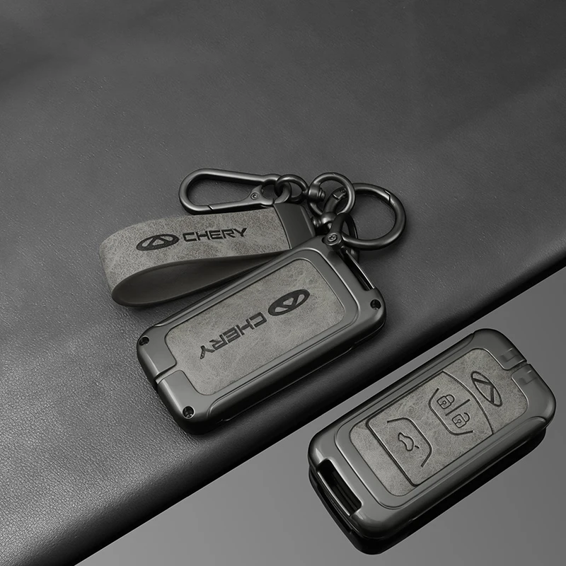 Zinc Alloy Leather Car Remote Key Case Cover Protection Holder Shell For Chery Tiggo 4 7 Arrizo 5 3 Tiggo 8 Keychain Accessories
Zinc Alloy Leather Car Remote Key Case Cover Protection Holder Shell For Chery Tiggo 4 7 Arrizo 5 3 Tiggo 8 Keychain Accessories