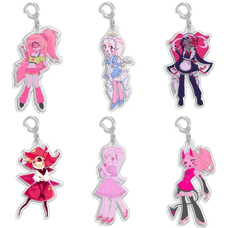 Keychain For Hazbin Hotel Millie Angel Dust Cute Chibi Acrylic Anime Cartoon DIY Collection Toys Gift for friend Holiday Gift
Keychain For Hazbin Hotel Millie Angel Dust Cute Chibi Acrylic Anime Cartoon DIY Collection Toys Gift for friend Holiday Gift