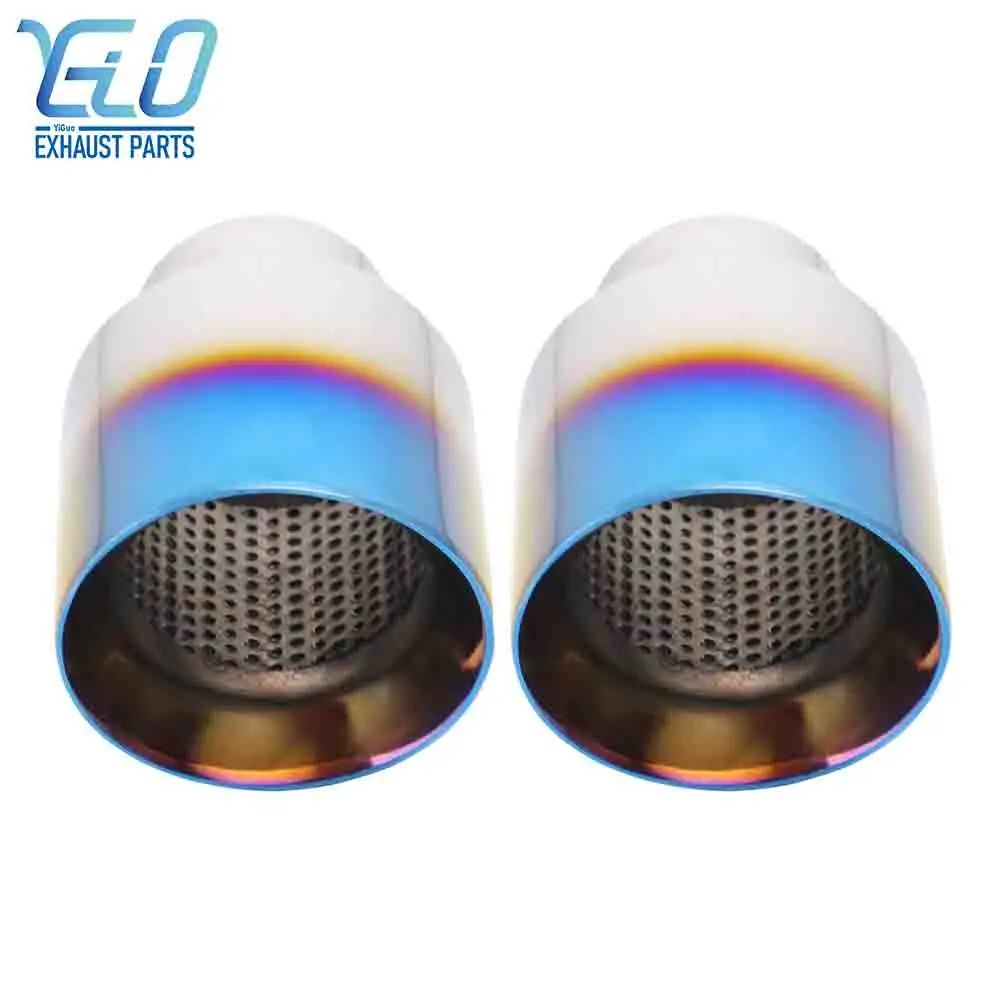 2PCS Stainless Steel Burnt Blue Exhaust Tip 2.5'' to 4'' Universal Car Muffler nozzle Tailpipe
2PCS Stainless Steel Burnt Blue Exhaust Tip 2.5'' to 4'' Universal Car Muffler nozzle Tailpipe