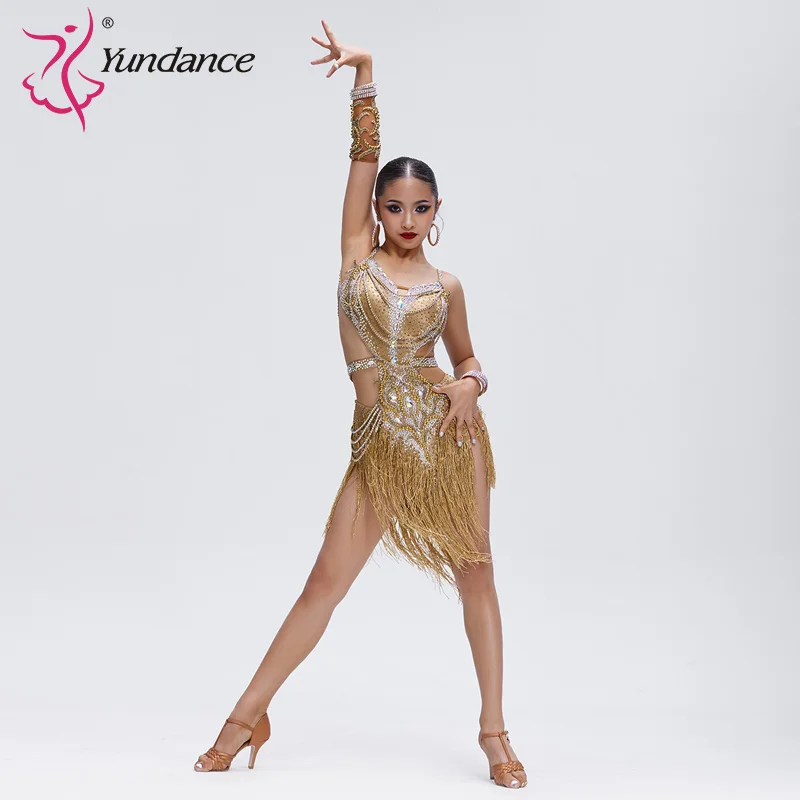 L-24069 Latin Dance Dress Competition Dresses Costumes Skirt Performing Rhinestones Adult Children Tassel Dress Various Color
L-24069 Latin Dance Dress Competition Dresses Costumes Skirt Performing Rhinestones Adult Children Tassel Dress Various Color