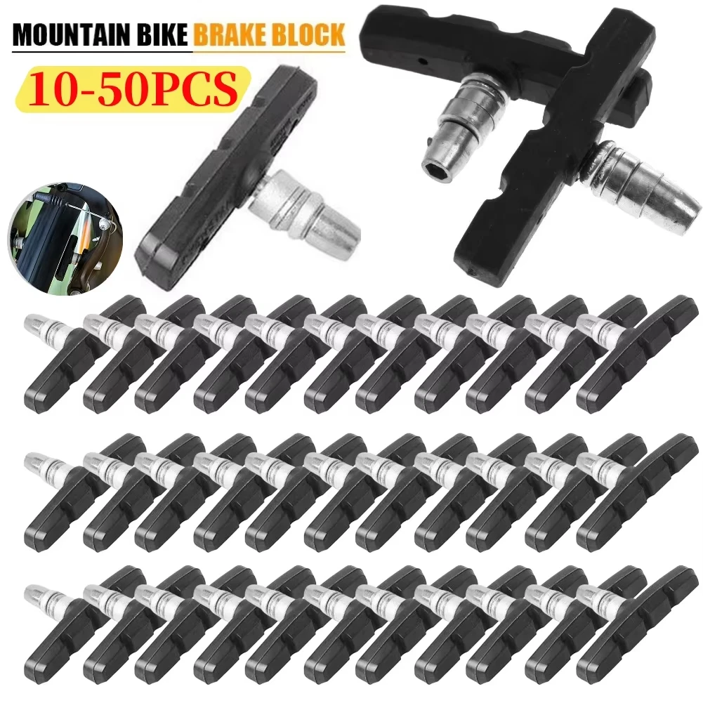 10-50PCS V Type Silent Brake Pads Shoes Bike Bicycle Cycling Mountain Bike Dead Speed Brake Pads For Mountain Folding Bikes Part
10-50PCS V Type Silent Brake Pads Shoes Bike Bicycle Cycling Mountain Bike Dead Speed Brake Pads For Mountain Folding Bikes Part