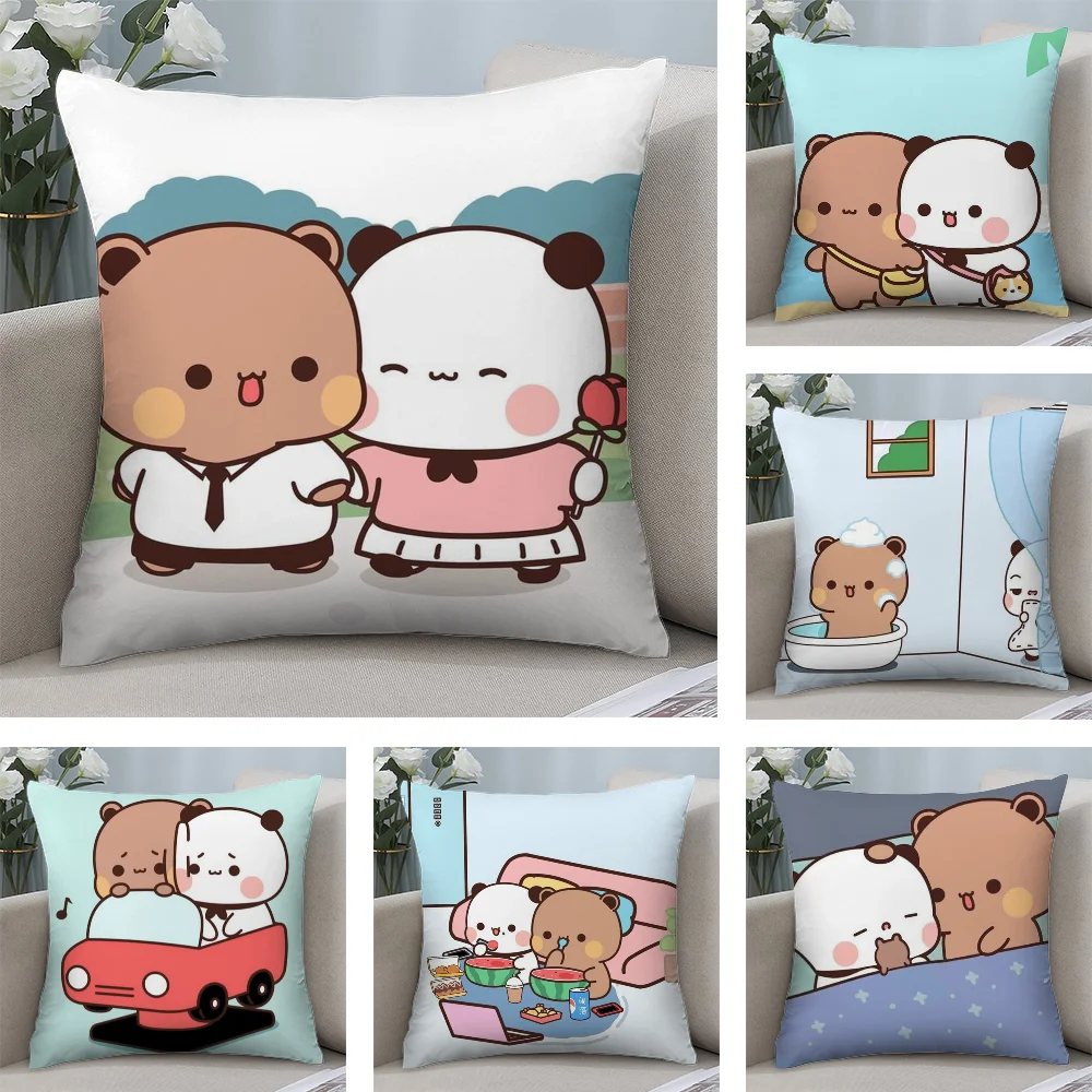 Bubu Dudu cute cartoon bear Pillow Case Short Plush Sofa Decorative Gift Home Double-sided Printing Cushion
Bubu Dudu cute cartoon bear Pillow Case Short Plush Sofa Decorative Gift Home Double-sided Printing Cushion