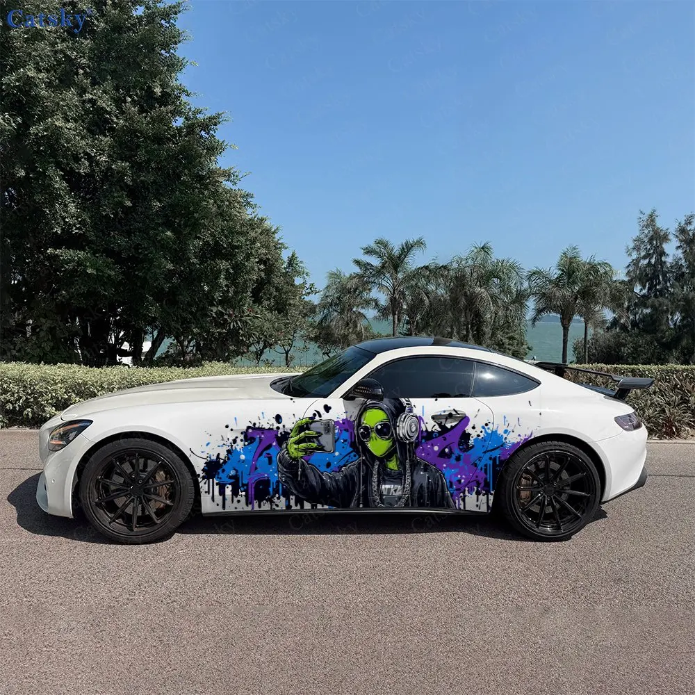 2pcs Trendy Aliens Car Sticker Full Body Decal Decoration Scratches Protect Car Sticker Waterproof Car Vinyl Wraps
2pcs Trendy Aliens Car Sticker Full Body Decal Decoration Scratches Protect Car Sticker Waterproof Car Vinyl Wraps