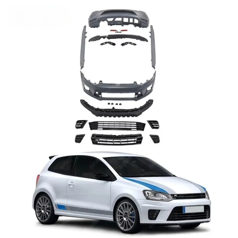 Factory Price WRC Style Body Kit for Volkswagens VW Polo 2010-2017 With Front Rear Bumper Side Skirts
Factory Price WRC Style Body Kit for Volkswagens VW Polo 2010-2017 With Front Rear Bumper Side Skirts