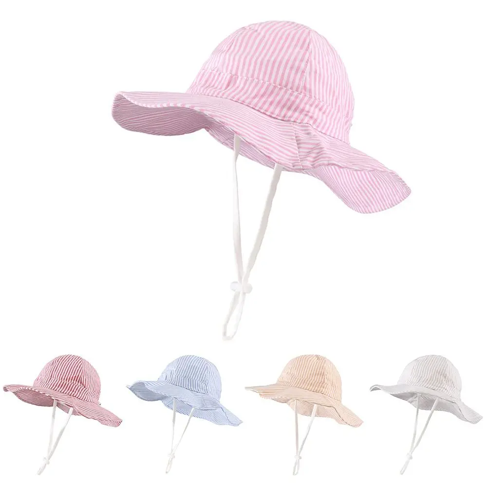 Summer Striped Kids Bucket Hat Sun Protection Wide Brim Toddler Beach Hat Breathable Boys Girls Outdoor Playing Hat
Summer Striped Kids Bucket Hat Sun Protection Wide Brim Toddler Beach Hat Breathable Boys Girls Outdoor Playing Hat