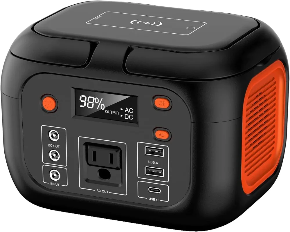 Portable Power Station 97Wh Power Bank 26400mAh Battery Pack 150W AC Outlet Solar Generators with Wireless Charging Battery Bank
Portable Power Station 97Wh Power Bank 26400mAh Battery Pack 150W AC Outlet Solar Generators with Wireless Charging Battery Bank