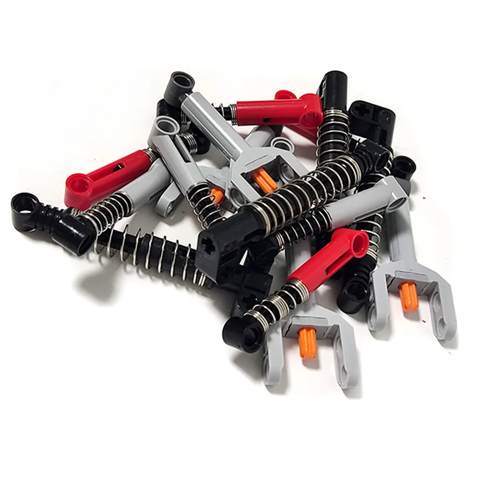 Soft/Hard Shock Absorber High-tech Blocks Parts Set Small Putter Actuators Push Rod MOC Building Bricks Toys Car Accessories
Soft/Hard Shock Absorber High-tech Blocks Parts Set Small Putter Actuators Push Rod MOC Building Bricks Toys Car Accessories