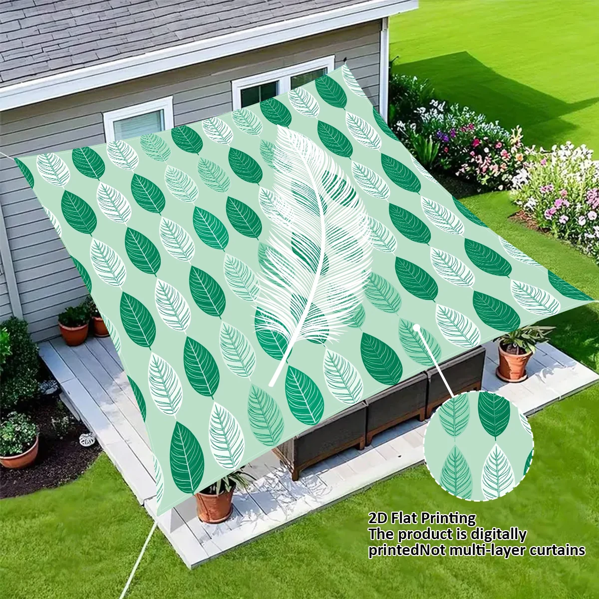 1 Pc Mint Green Leaf & Feather Print Outdoor Canopy Portable UV Protection Sun Shade for Beach Garden Camping Picnic Durable Awn
1 Pc Mint Green Leaf & Feather Print Outdoor Canopy Portable UV Protection Sun Shade for Beach Garden Camping Picnic Durable Awn