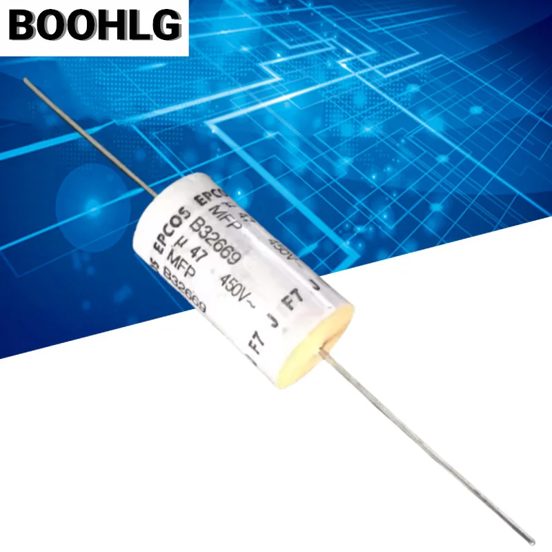 5 шт. EPCOS B32669 серии 0,47 мкФ 450 В переменного тока толстый медный конденсатор аудио связи
5 шт. EPCOS B32669 серии 0,47 мкФ 450 В переменного тока толстый медный конденсатор аудио связи