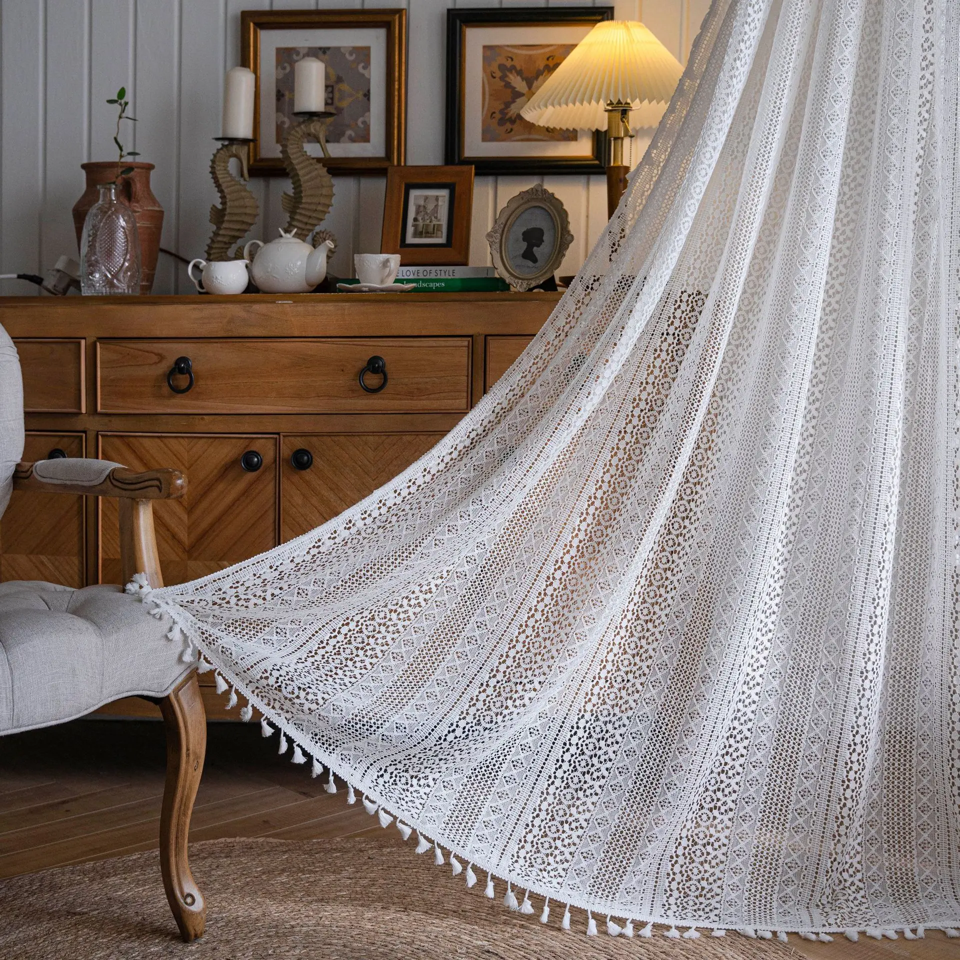 White Color Crochet Hollow Semi-shading Bedroom Kitchen Living Room Window Curtains Window Treatments
White Color Crochet Hollow Semi-shading Bedroom Kitchen Living Room Window Curtains Window Treatments