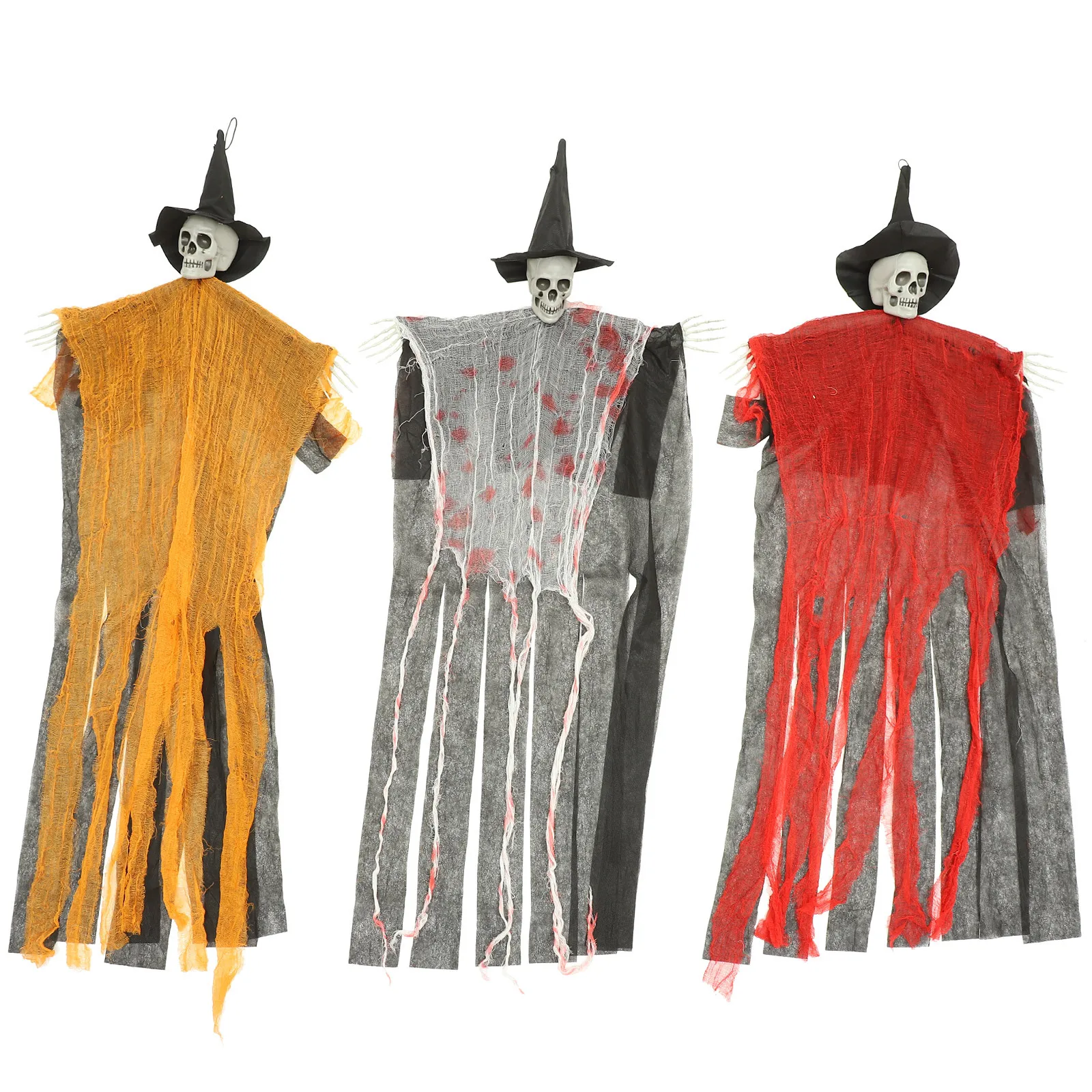 3Pcs Halloween Hanging Ghost Hat Horror Haunted Party Hanging Skull Decor Halloween Party Decorations
3Pcs Halloween Hanging Ghost Hat Horror Haunted Party Hanging Skull Decor Halloween Party Decorations