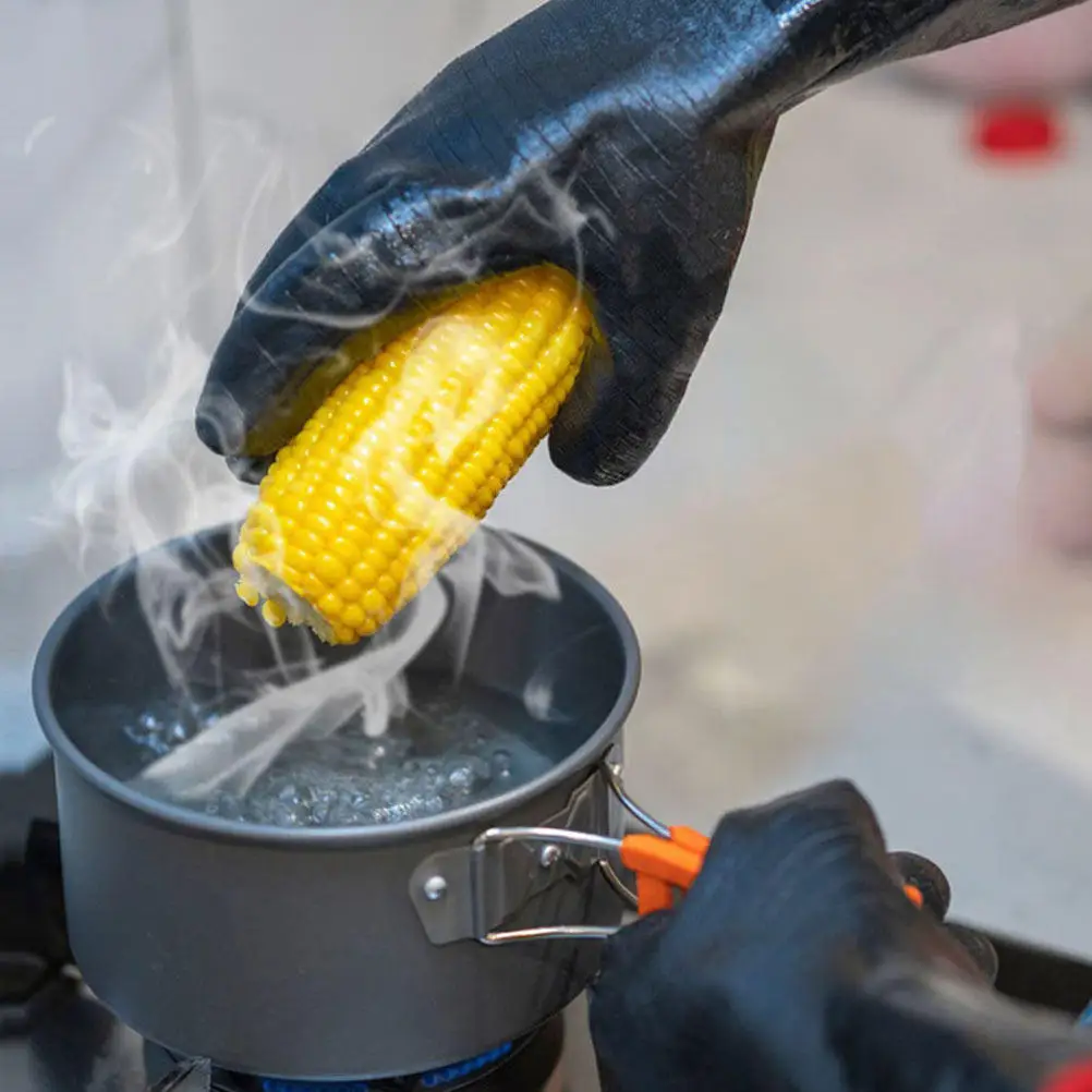 High Temperature Resistant Gloves Waterproof Oven BBQ Microwave Thermal Grill Black Washable Reusable Heat Insulation Skid
High Temperature Resistant Gloves Waterproof Oven BBQ Microwave Thermal Grill Black Washable Reusable Heat Insulation Skid