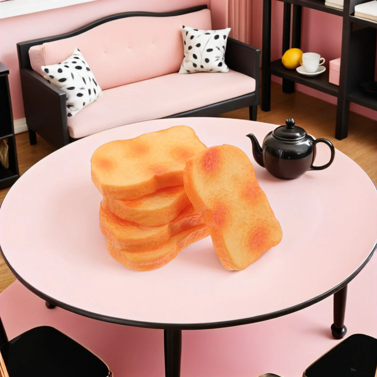 10Pcs Simulation Artificial Bread Realistic Fake Toast Slices Mini Plastic Bread for Home Kitchen Bakery Photo Props Faux Food
10Pcs Simulation Artificial Bread Realistic Fake Toast Slices Mini Plastic Bread for Home Kitchen Bakery Photo Props Faux Food