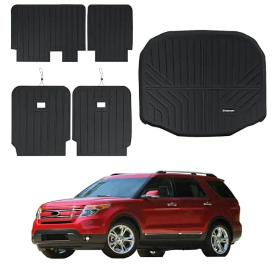 Cargo Mat with Backrest for 2015-2019 Explorer TPE All Weather Car Trunk Mat Set with 2nd Backrest Mats Accessories
Cargo Mat with Backrest for 2015-2019 Explorer TPE All Weather Car Trunk Mat Set with 2nd Backrest Mats Accessories
