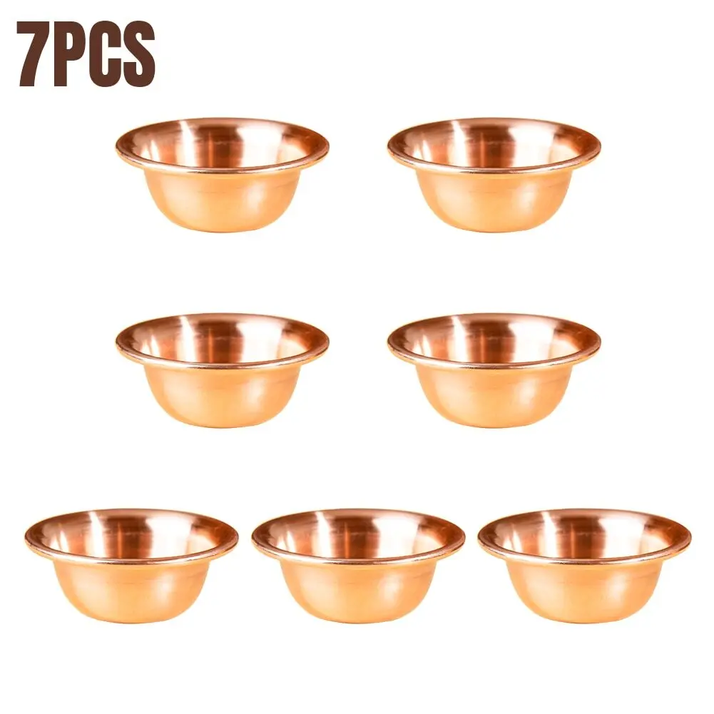7pcs Portable Home Decor Burning Incense Tibetan Buddhist Copper Offering Bowl
7pcs Portable Home Decor Burning Incense Tibetan Buddhist Copper Offering Bowl