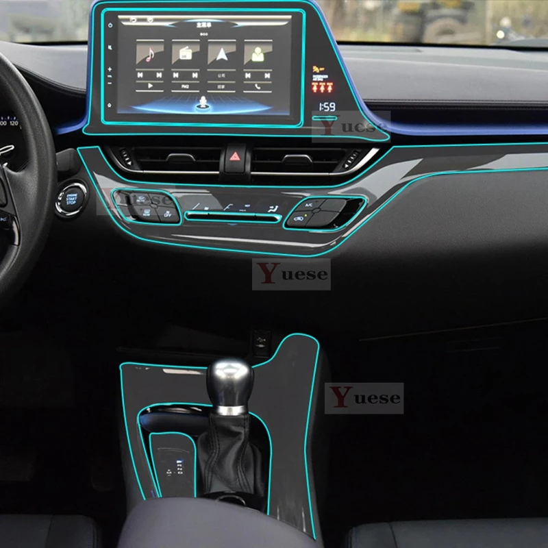 For Toyota CHR 2018-2021 Accessories interior Thin film transparent TPU Protective Film Anti-Scratch Sticker
For Toyota CHR 2018-2021 Accessories interior Thin film transparent TPU Protective Film Anti-Scratch Sticker